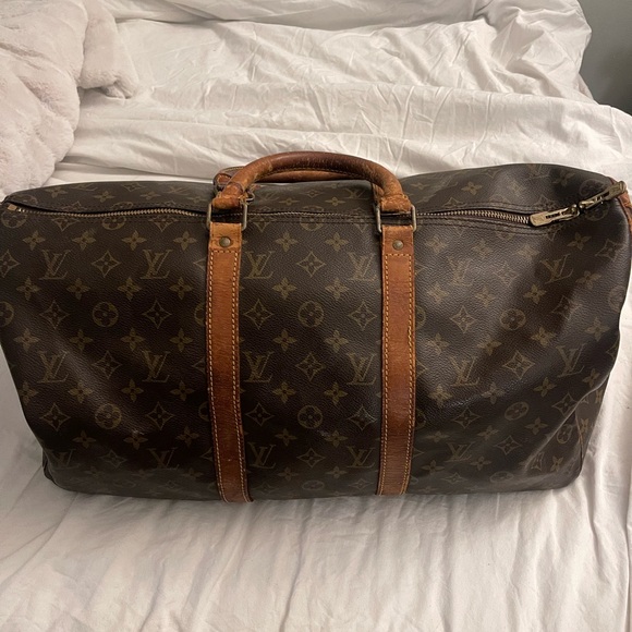 LOUIS VUITTON Monogram Keepall
Bandouliere 50 Boston Bag M41416 LV Auth 65113 - Picture 4 of 6